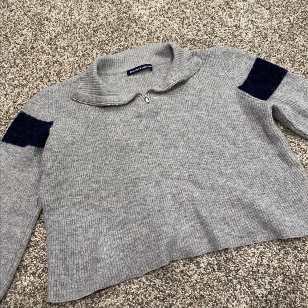 Brandy Melville Quarter Zip Shirt